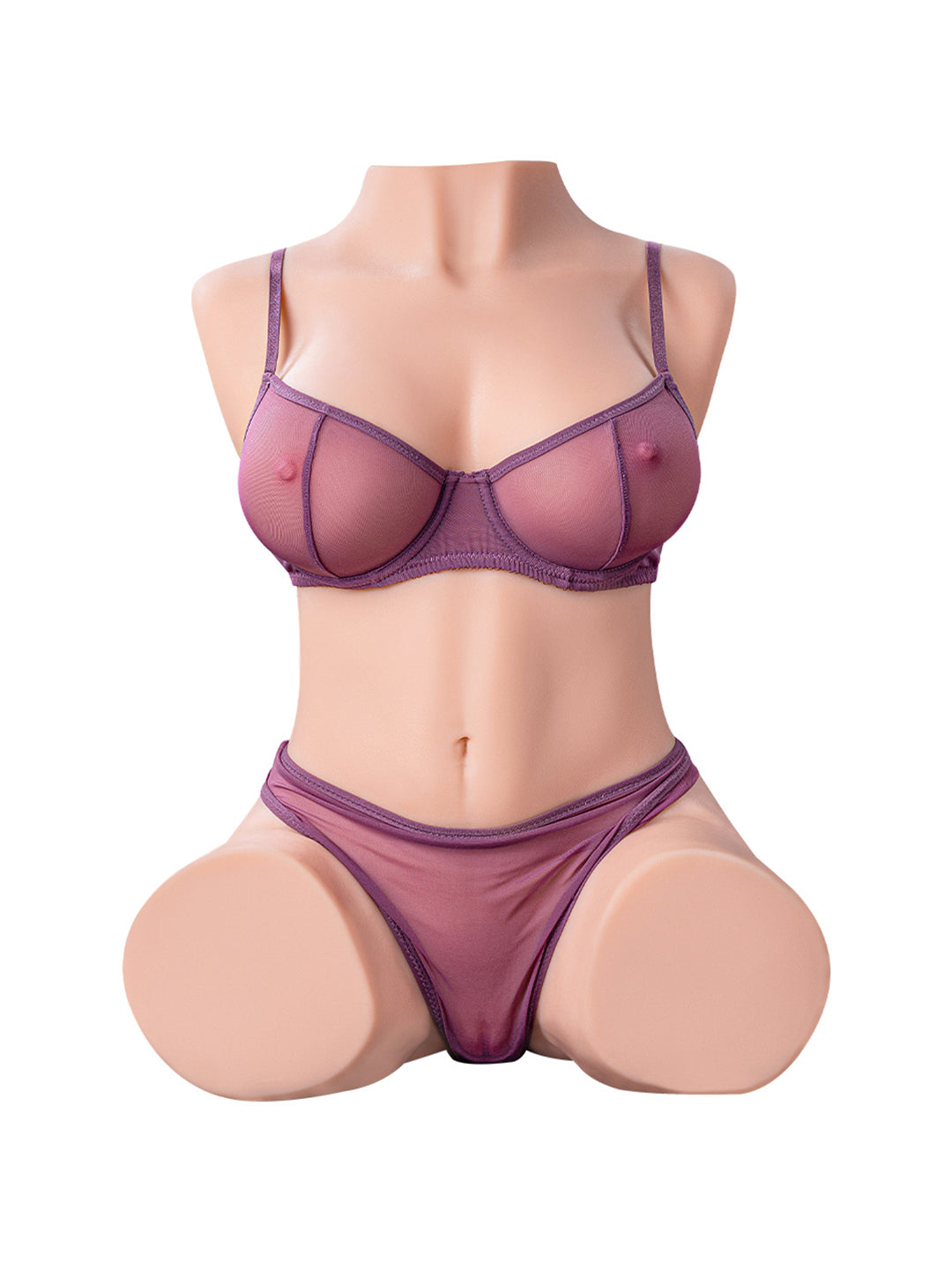 Poupée sexuelle grandeur nature de 19 kg – Jouet sexuel masculin réaliste en TPR avec double ouverture