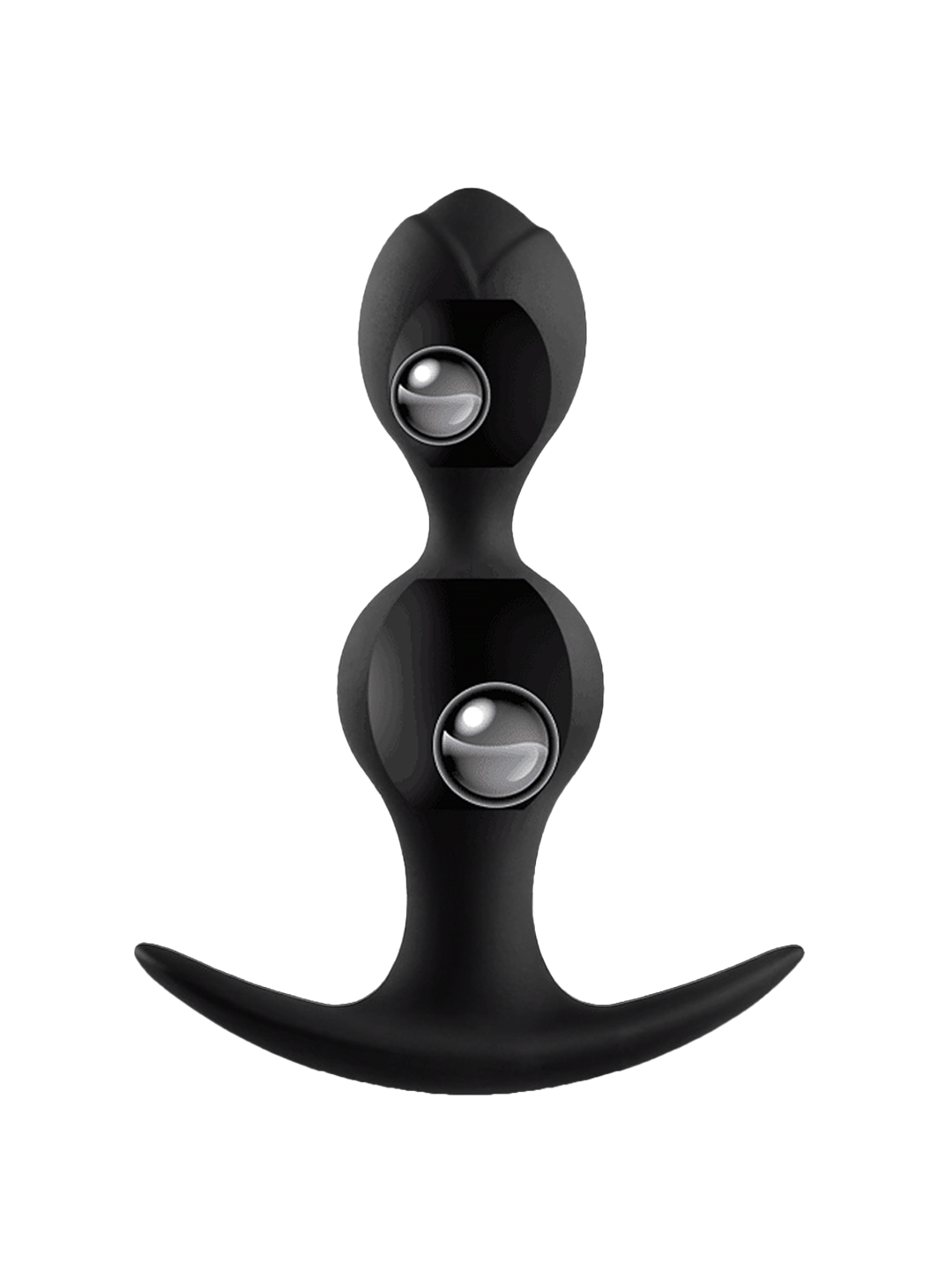 Anal Plug Trainer Set Silicone Butt Plugs with Steel Balls Anal Plug Trainer Set Silicone Butt Plugs with Steel Balls