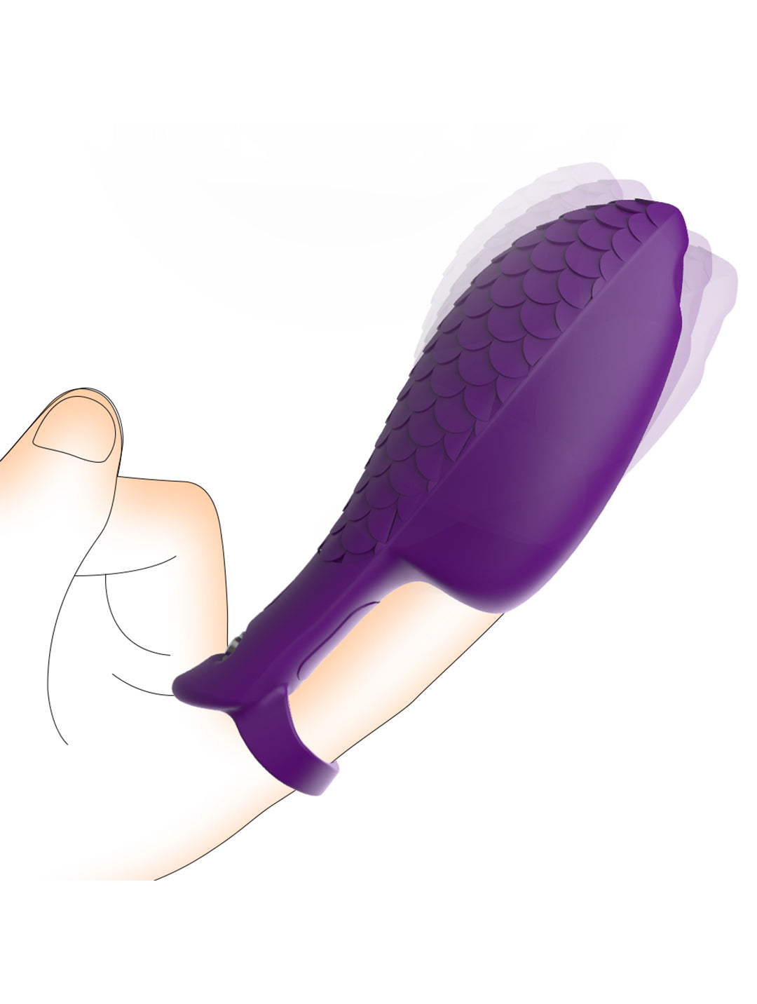 Finger Tip Vibrator 10 Mode - Clitoral Bullet Adult Toy Finger Tip Vibrator 10 Mode - Clitoral Bullet Adult Toy