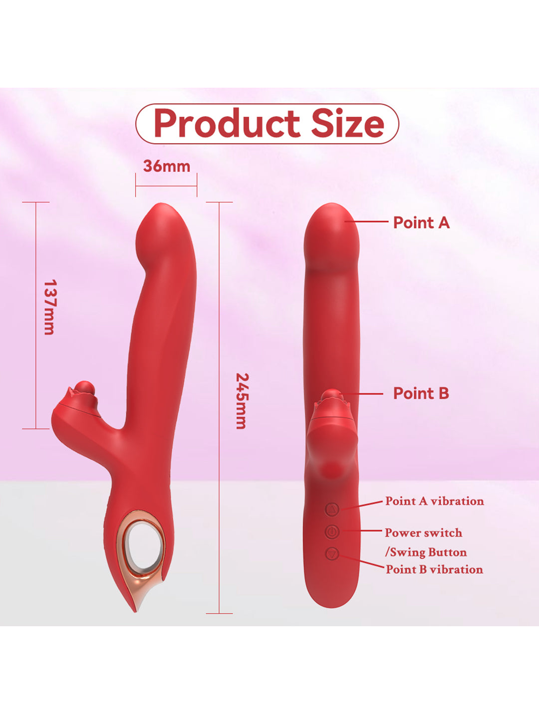 G Spot Vibrators,G Spot Stimulation,female rose toys,dildo vibrators,Female Sex Toys,Automatic Thrusting Vibrating Swing Machine Female Masturbation Device
