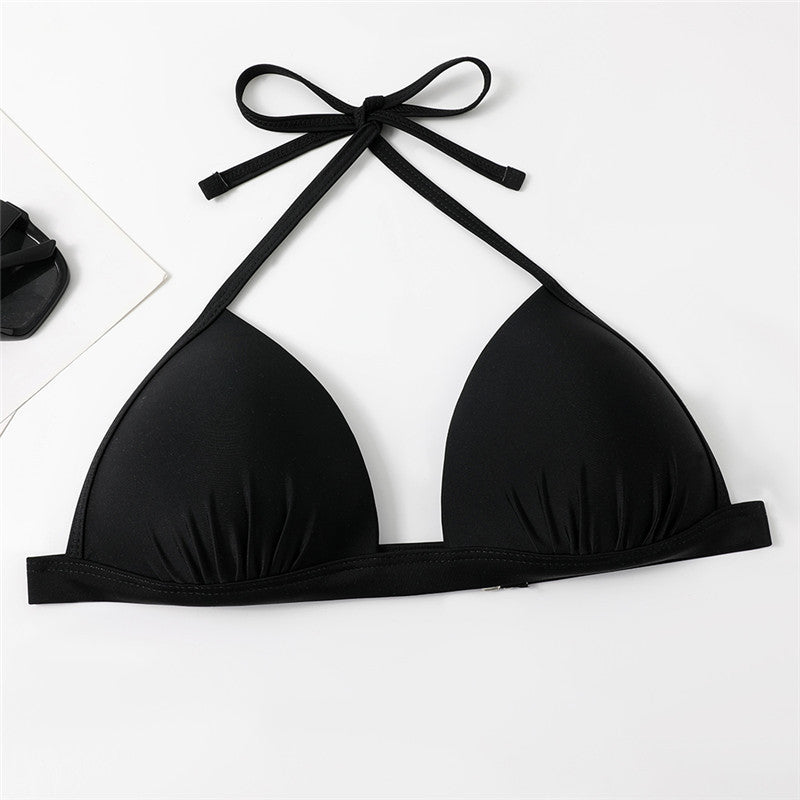 Bikini push-up froncé | Bikini triangle sexy pour femme