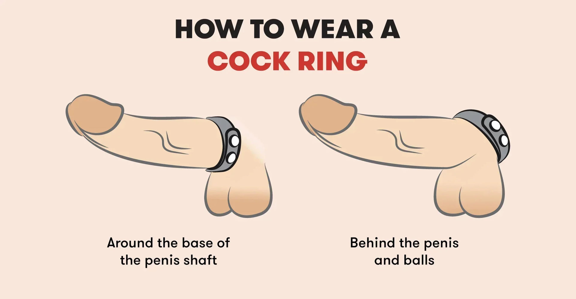 how to wear a vibrating cock ring SELF + Jimmyjane Vibrating C-Ring main image 1