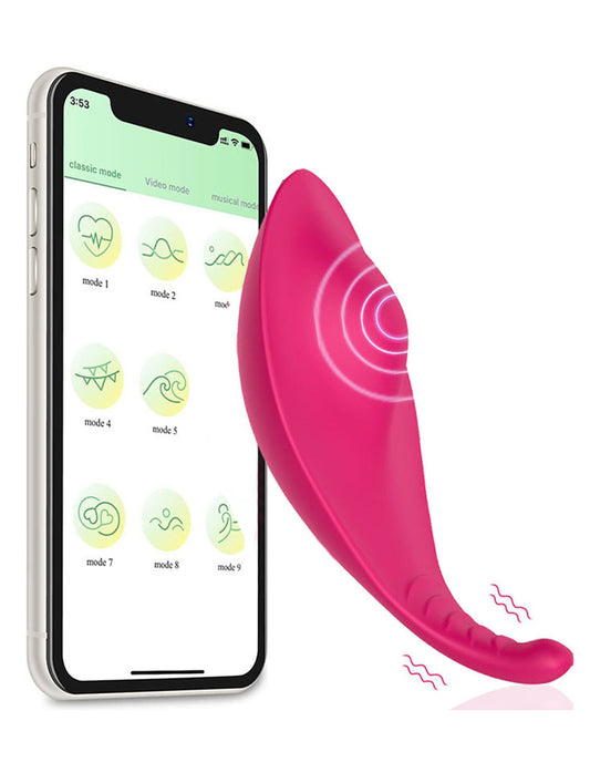 Jouet pour adulte, vibrateur clitoridien à 9 modes de vibration, application de stimulation du point G, contrôle
