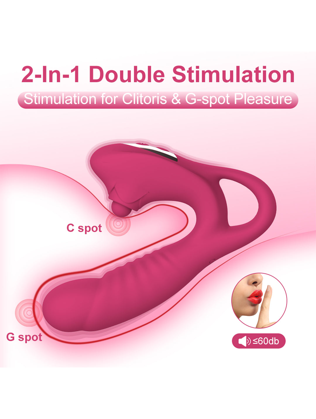 Jouet pour adulte, vibromasseur clitoridien point G - 10 modes de vibration