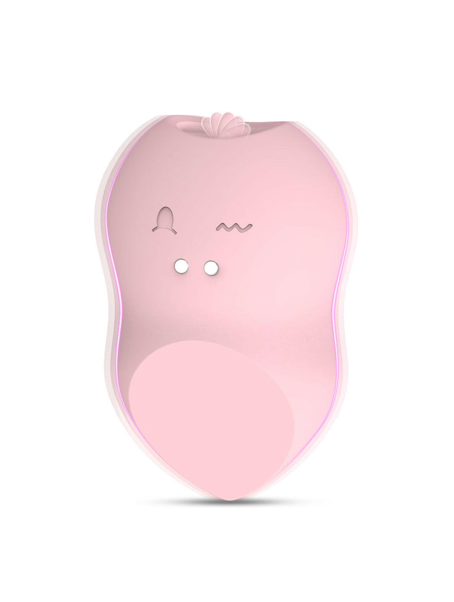 Best Egg Vibrator with Tongue Lick – Utimi Mini Silicone Clitoral & Nipple Stimulator