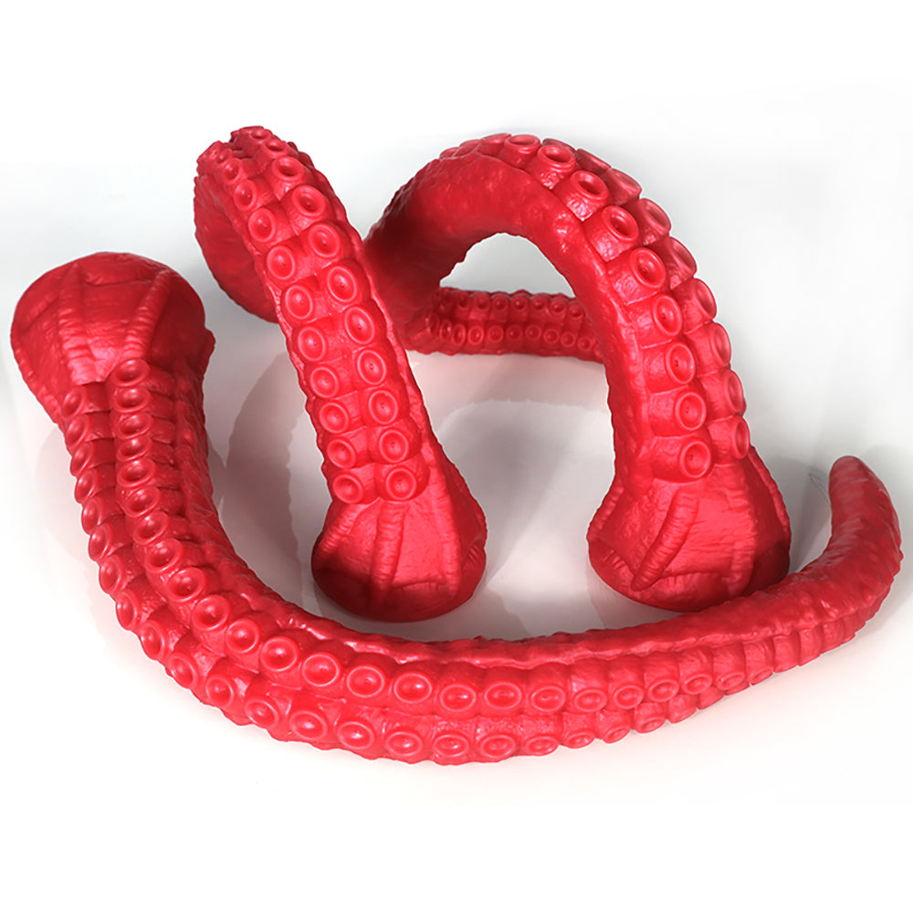 Gode ​​tentacule géant en silicone avec ventouse (45 cm, 50 cm et 55 cm)