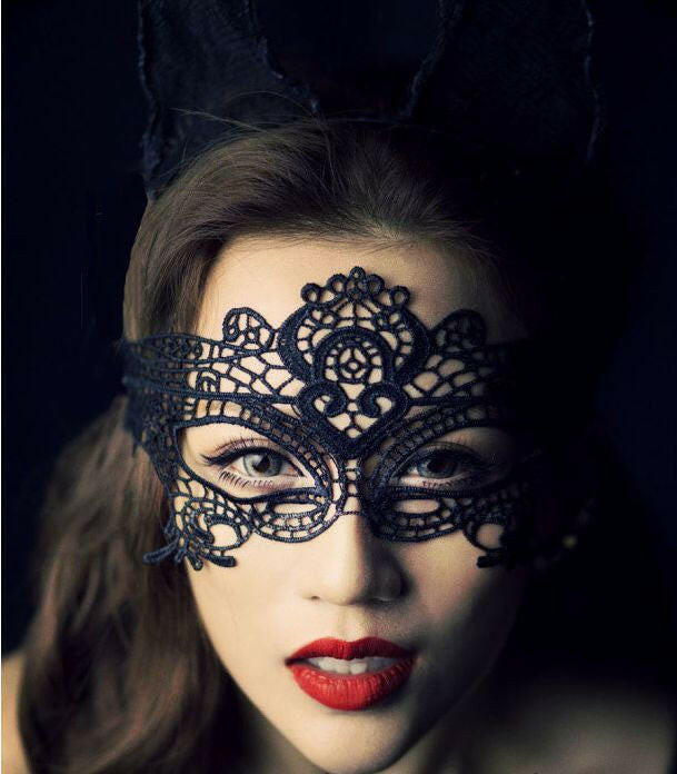 Masque de bal sexy en dentelle pour fête costumée, cosplay