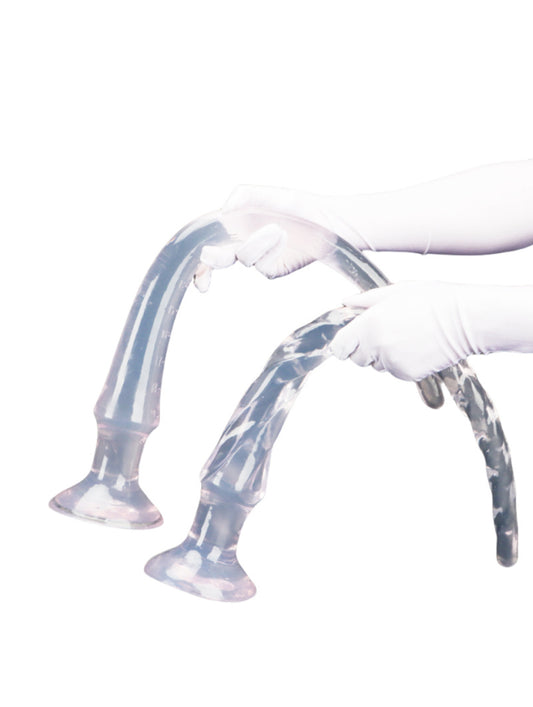 Gode ​​anal super long, plug anal flexible, dilatateur vaginal et anal, stimulation, jouets sexuels érotiques pour adultes, pour femmes et hommes