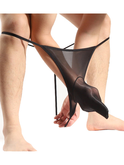 String éléphant haute élasticité pour homme, sous-vêtement taille basse (fermé)