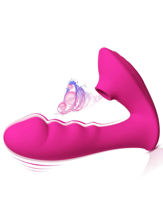 Vibromasseur à poussée silencieuse – Jouet à double stimulation du point G contrôlé par application