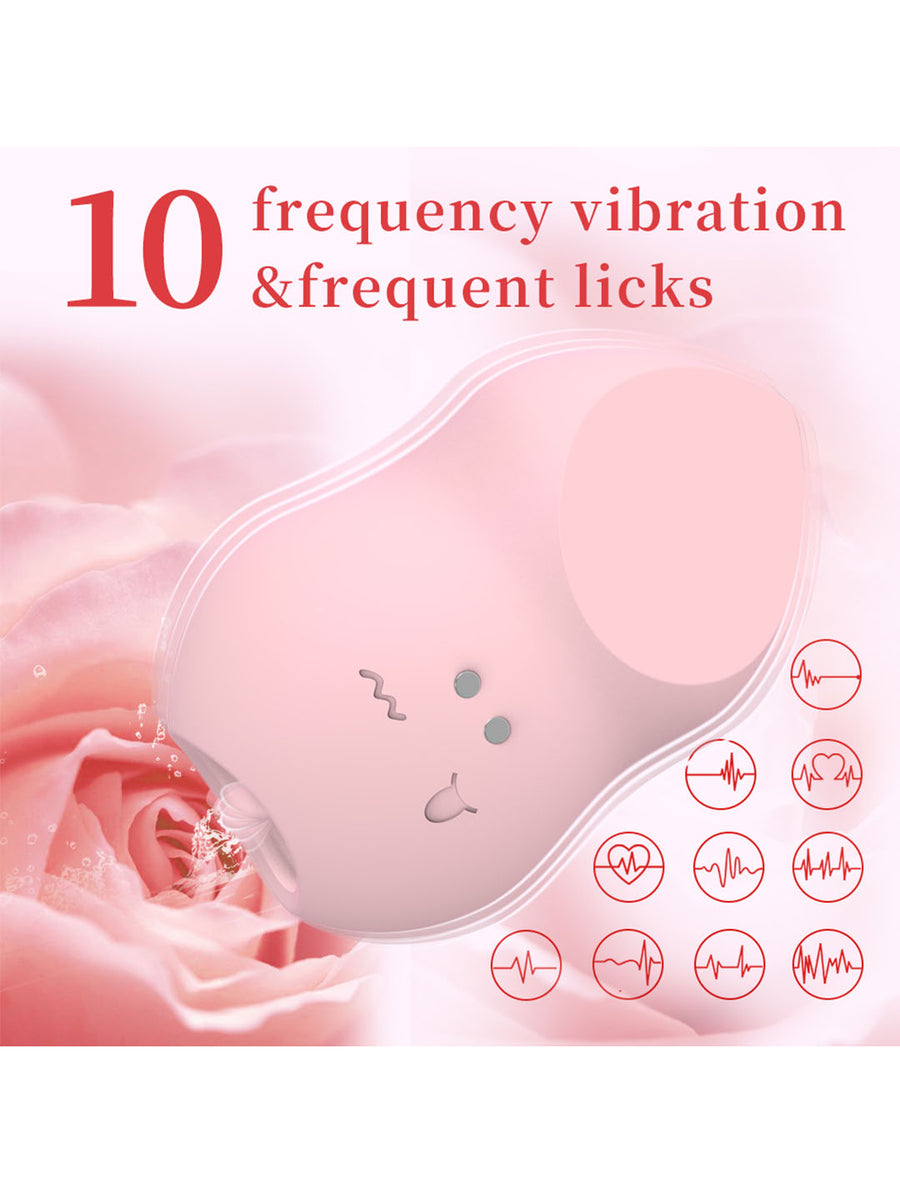 Best Egg Vibrator with Tongue Lick – Utimi Mini Silicone Clitoral & Nipple Stimulator