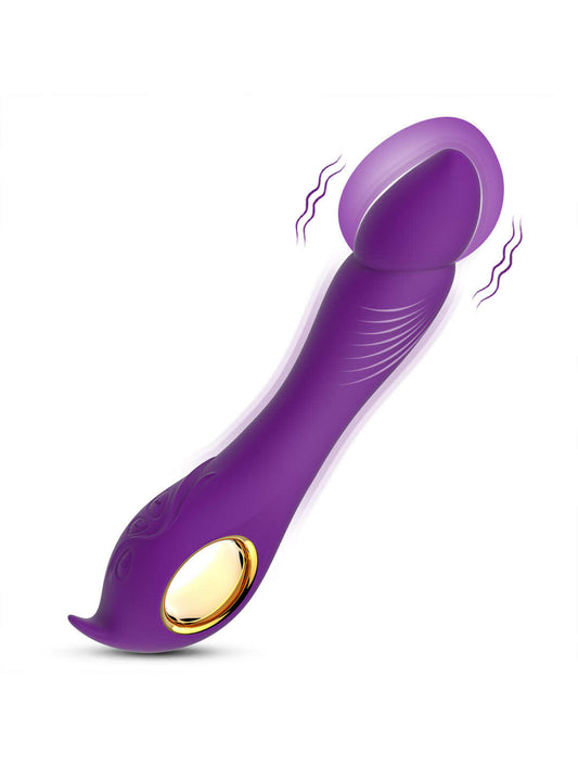 Bâton vibrant pour jouets pour adultes avec 9 vibrations et 5 modes gonflables