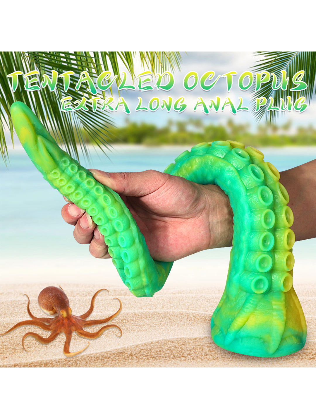 Monster Octopus Tentacle Dildo Huge Silicone Anal Dildo with Suction Cup Monster Octopus Tentacle Dildo Huge Silicone Anal Dildo with Suction Cup