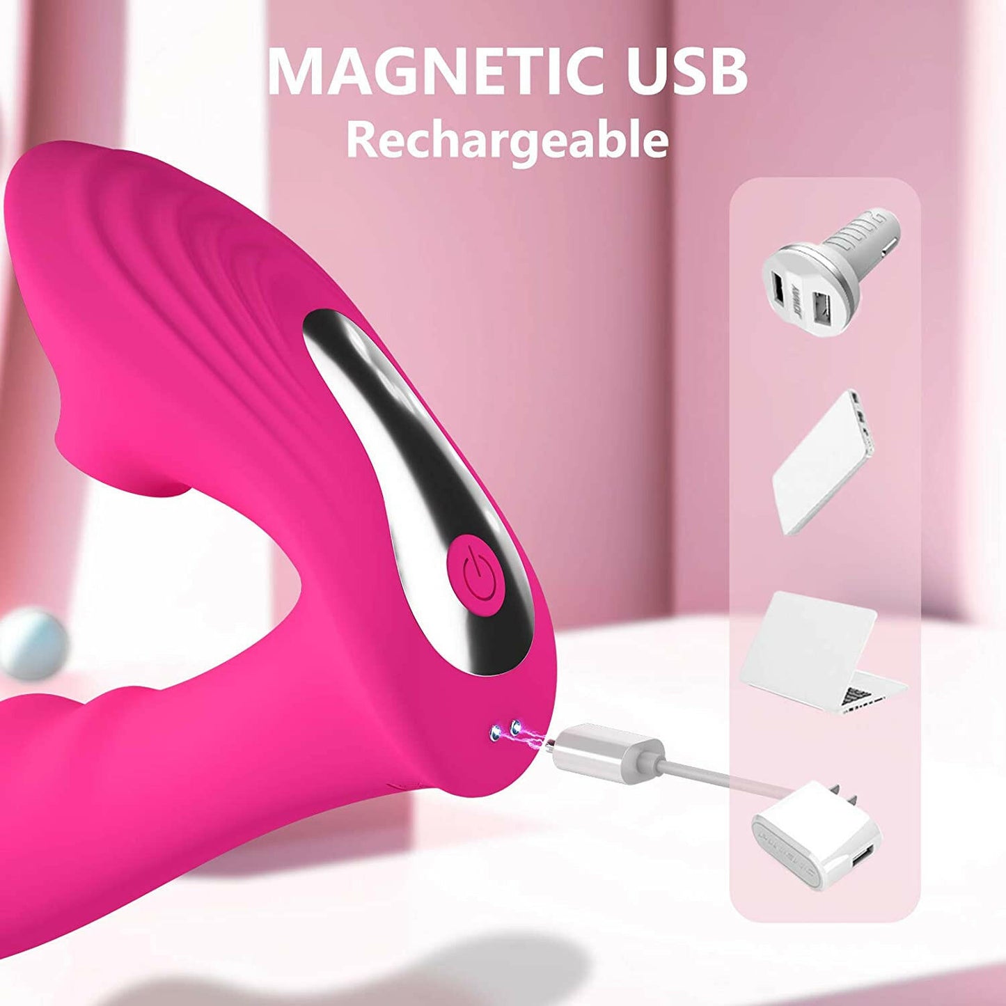Quiet Thrusting Vibrator – App Controlled Dual Stim G-Spot Toy