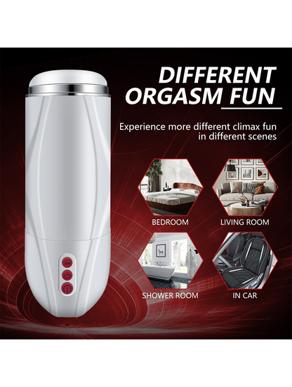 5 modes de succion et 10 modes de vibration - Coupe de masturbation Cannon