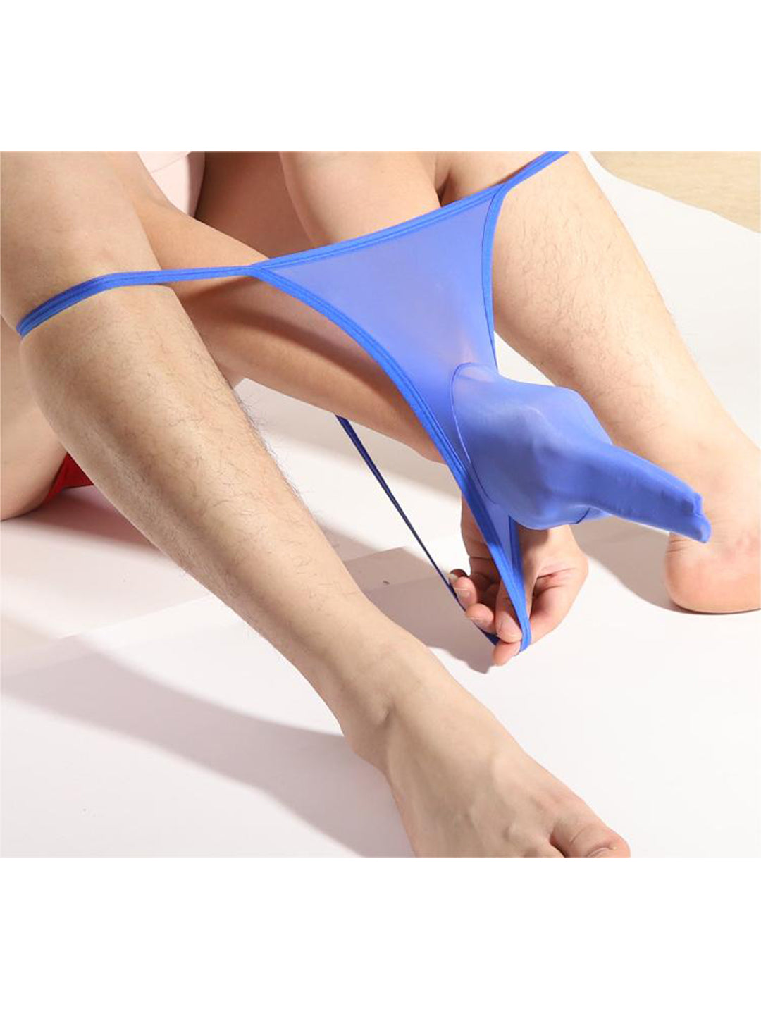 String éléphant haute élasticité pour homme, sous-vêtement taille basse (fermé)