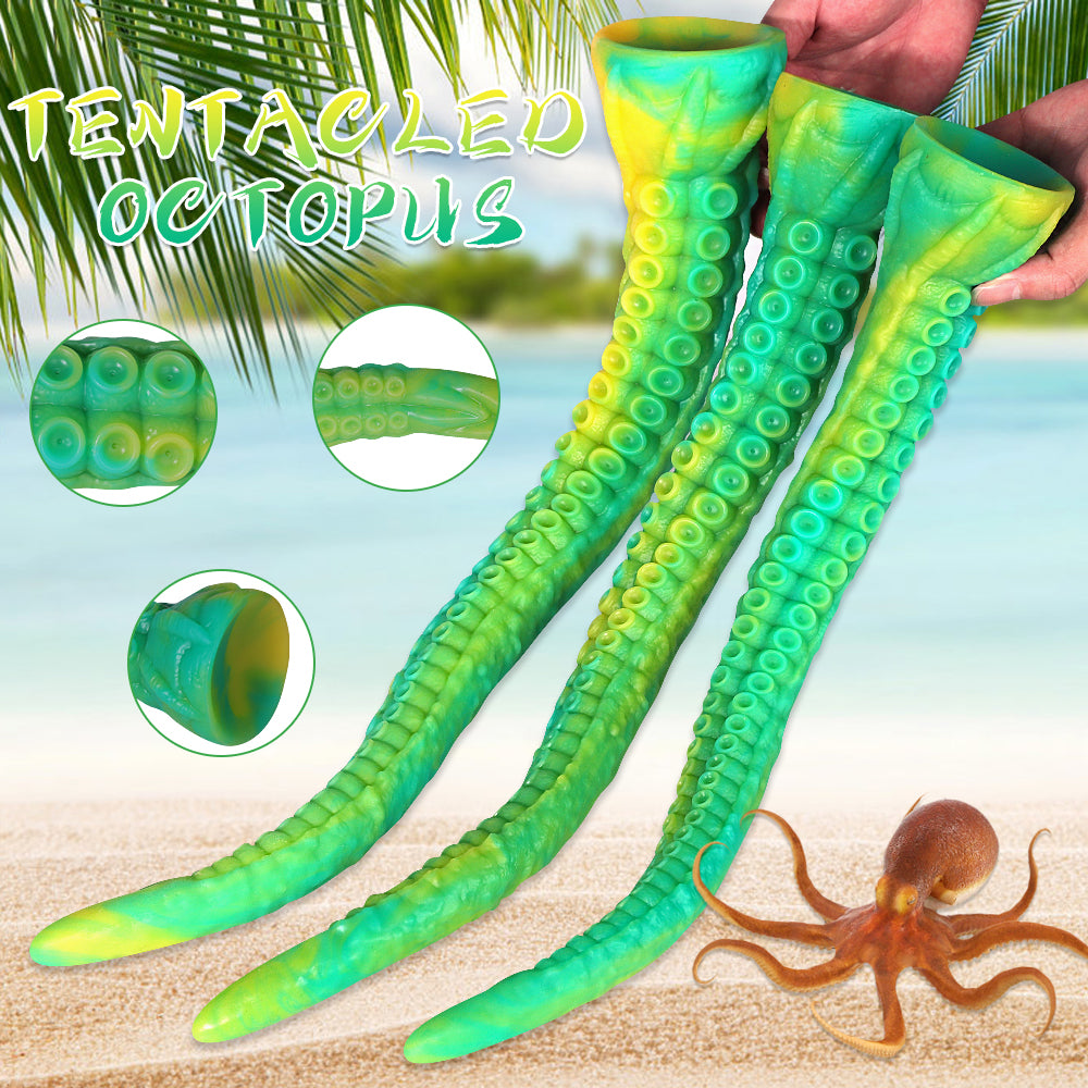 Gode ​​tentacule géant en silicone avec ventouse (45 cm, 50 cm et 55 cm)