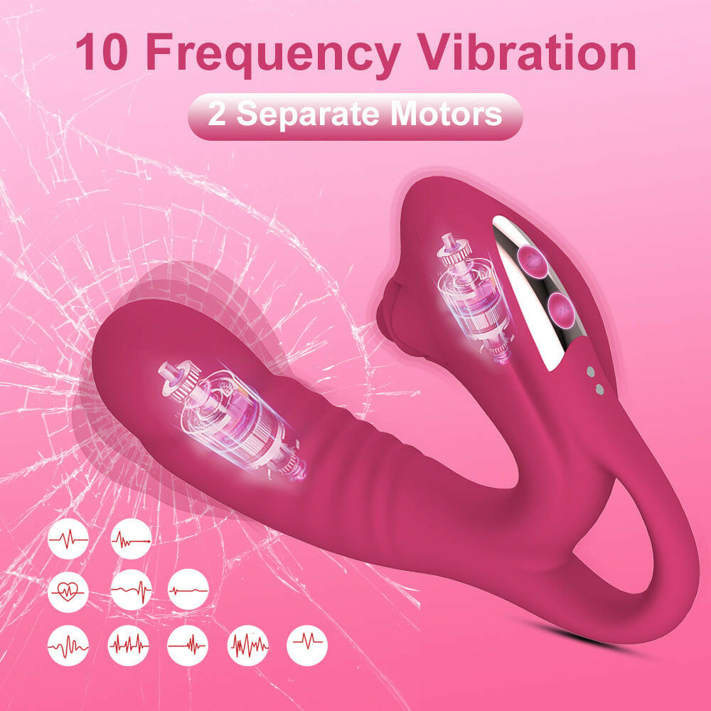 Jouet pour adulte, vibromasseur clitoridien point G - 10 modes de vibration