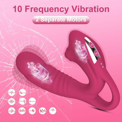 Jouet pour adulte, vibromasseur clitoridien point G - 10 modes de vibration