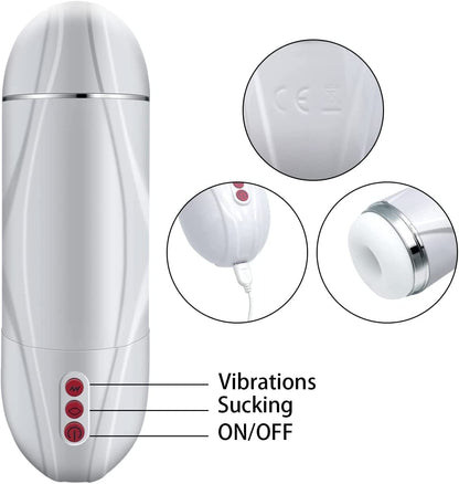 5 modes de succion et 10 modes de vibration - Coupe de masturbation Cannon