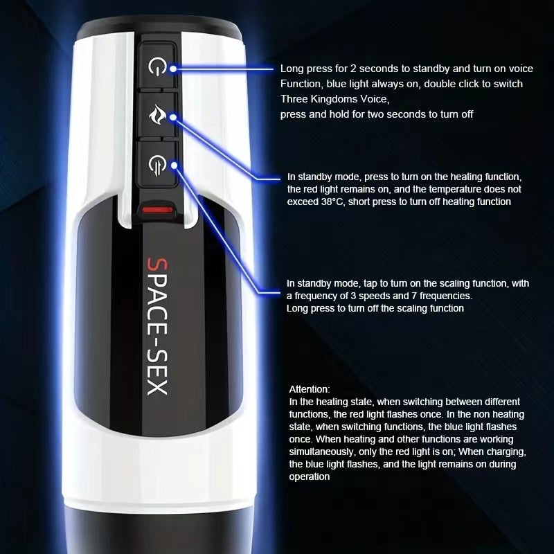 Best Interactive Sex Toy Thrusting Masturbator with Heating & Suction Best Interactive Sex Toy Thrusting Masturbator with Heating & Suction