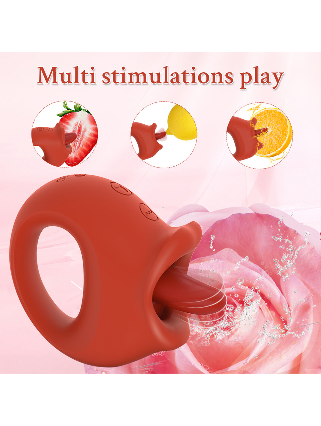 2 in 1 Clitoral Vibrators Tongue Sex Toys for WomenTongue Vibrators 2 in 1 Clitoral Vibrators Tongue Sex Toys for WomenTongue Vibrators