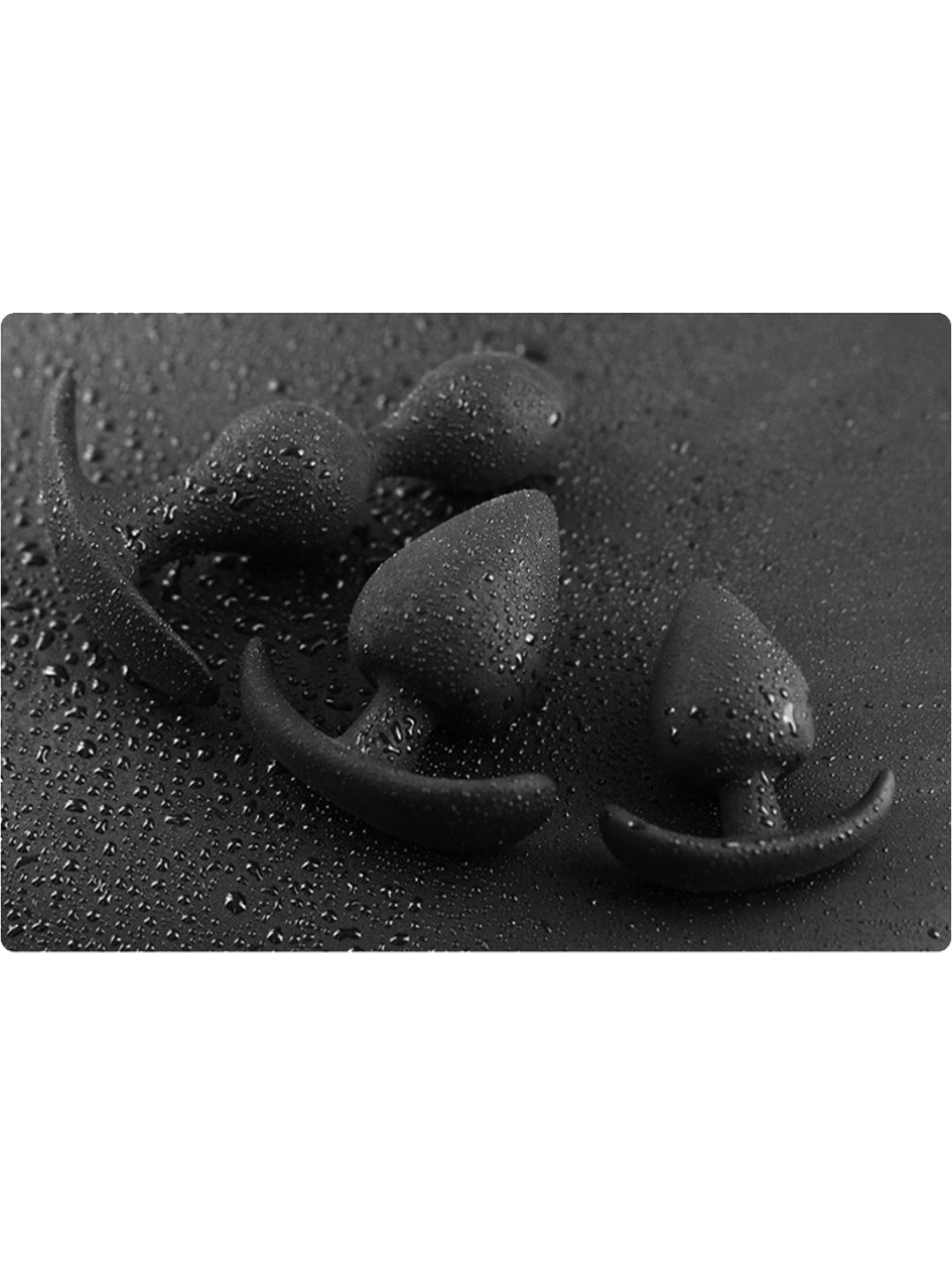 Anal Plug Trainer Set Silicone Butt Plugs with Steel Balls Anal Plug Trainer Set Silicone Butt Plugs with Steel Balls