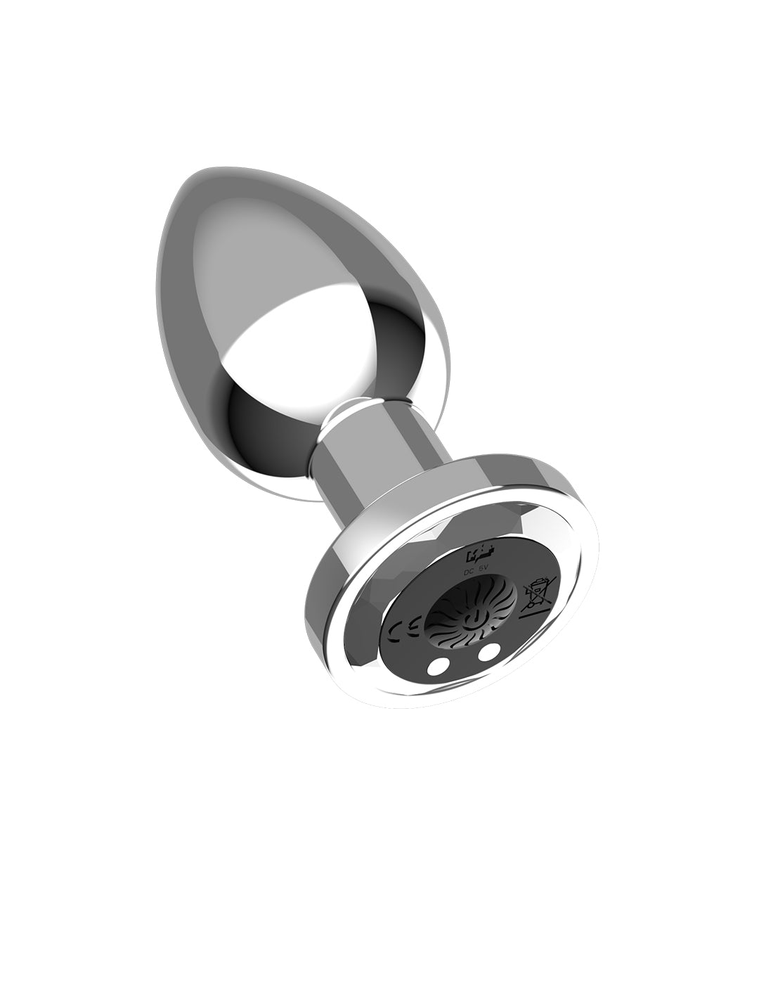 Jouet adulte 10 vibrations Plug anal en acier inoxydable télécommandé