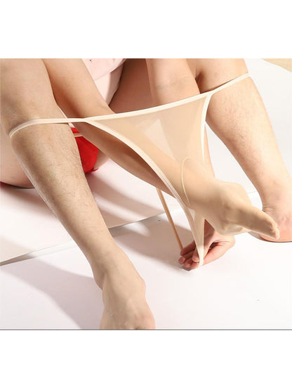 String éléphant haute élasticité pour homme, sous-vêtement taille basse (fermé)