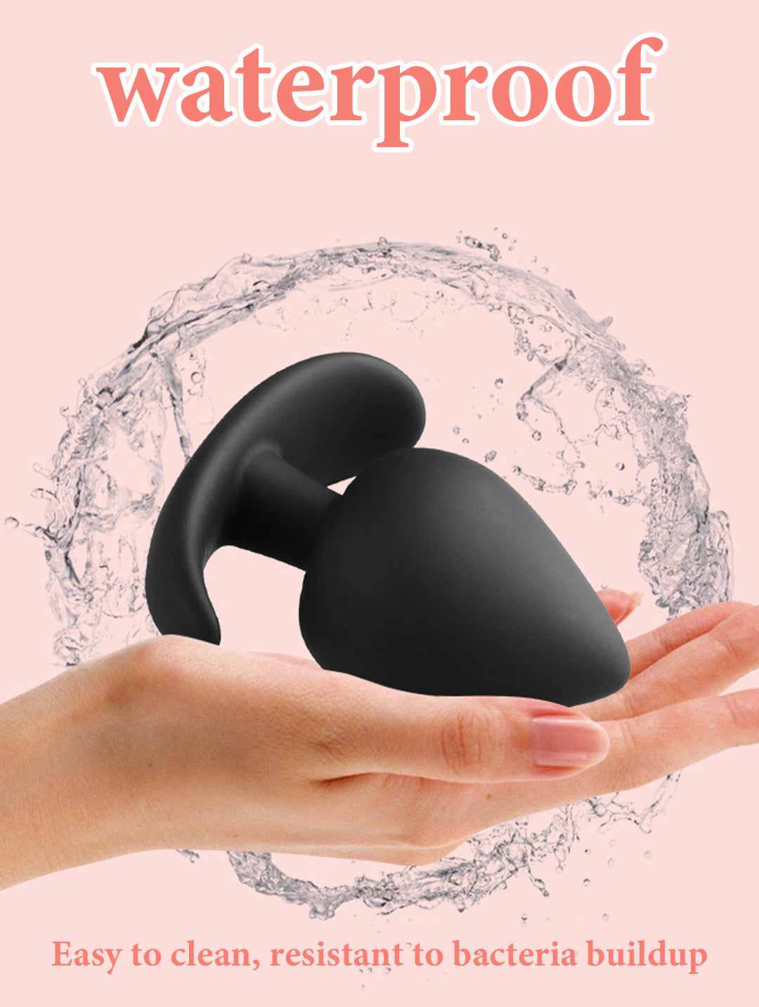 Anal Plug Trainer Set Silicone Butt Plugs with Steel Balls Anal Plug Trainer Set Silicone Butt Plugs with Steel Balls