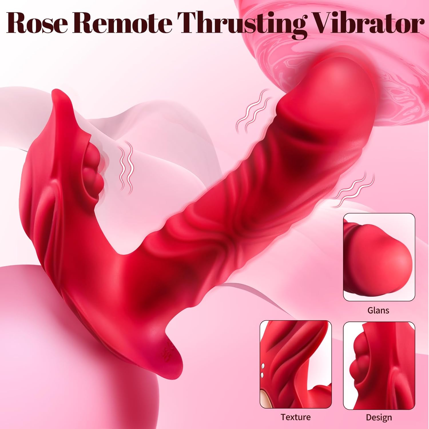 APP control Wearable Vibrator Thrusting Dildo with 9 Thrusting & Vibrating Modes APP control Wearable Vibrator Thrusting Dildo with 9 Thrusting & Vibrating Modes