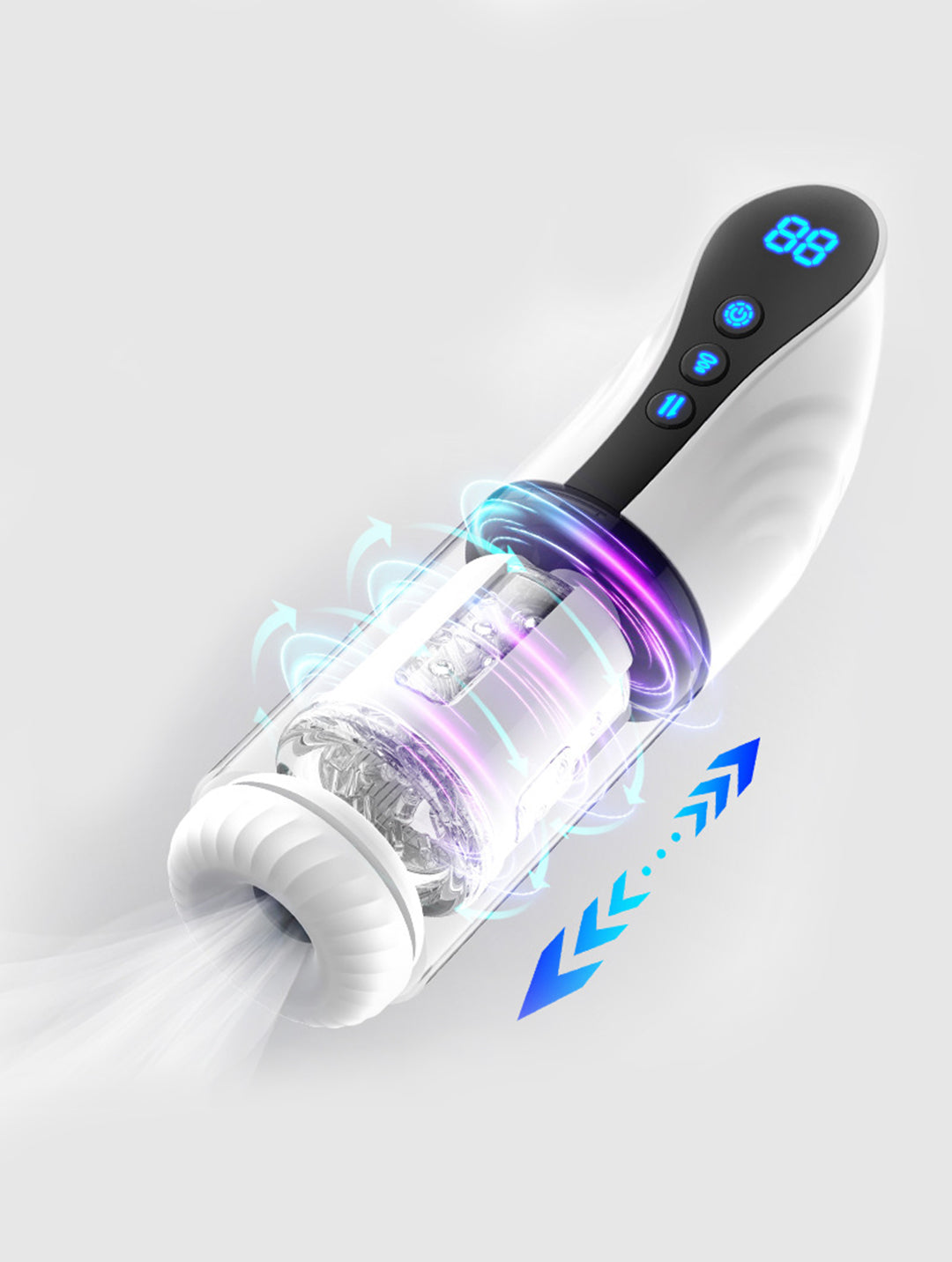 9 Mode Pleasure Cup Thrusting, Rotating & Moaning Masturbator 9 Mode Pleasure Cup Thrusting, Rotating & Moaning Masturbator