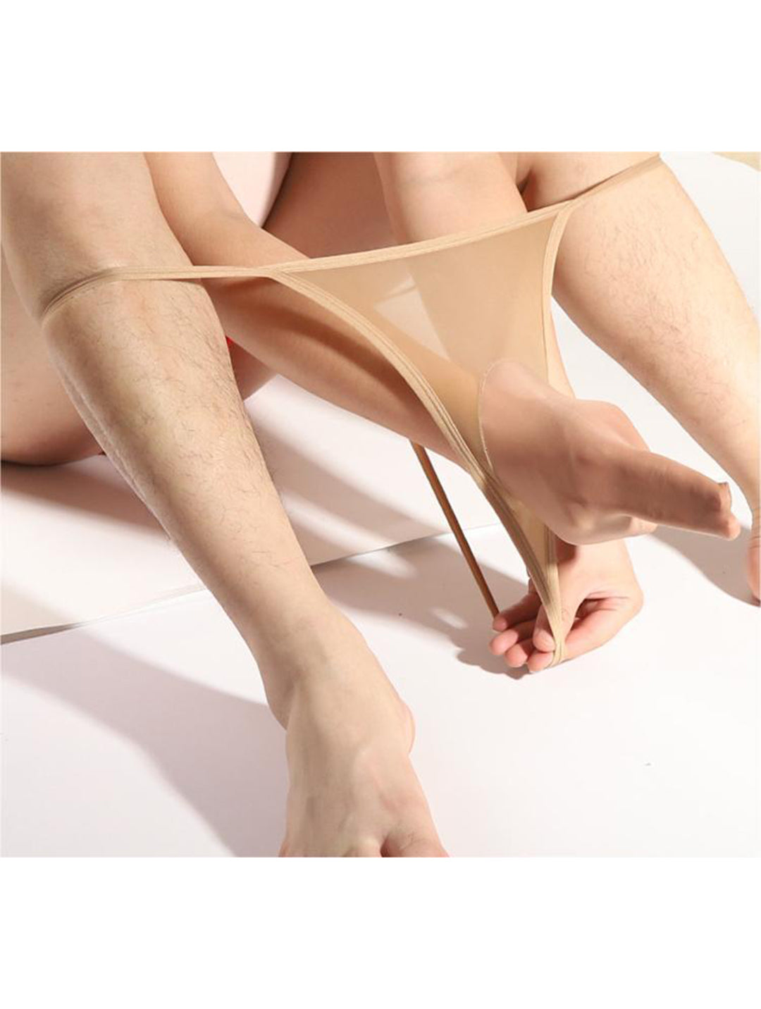 String éléphant haute élasticité pour homme, sous-vêtement taille basse (fermé)