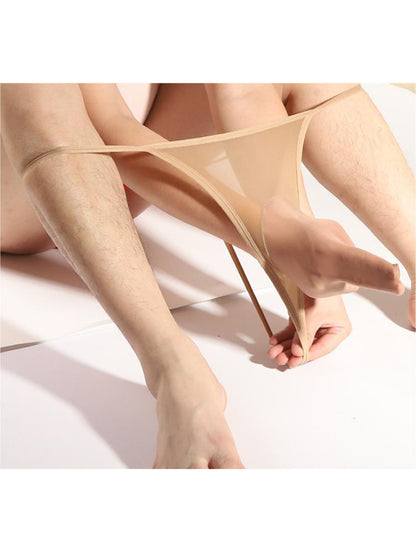 String éléphant haute élasticité pour homme, sous-vêtement taille basse (fermé)