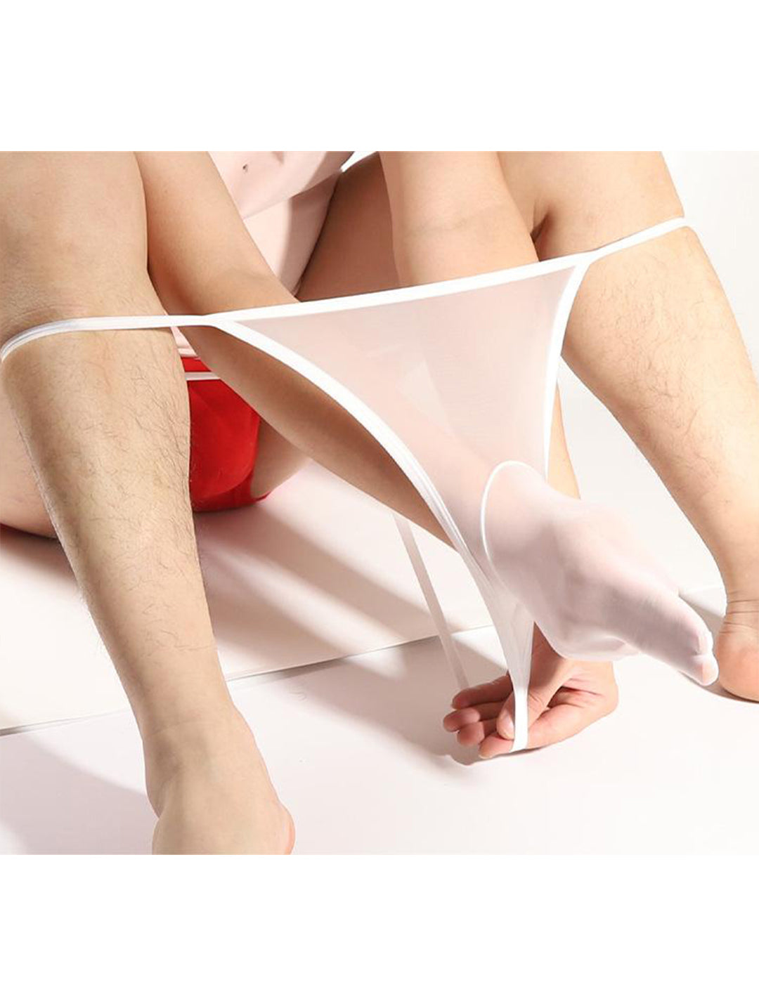 String éléphant haute élasticité pour homme, sous-vêtement taille basse (fermé)