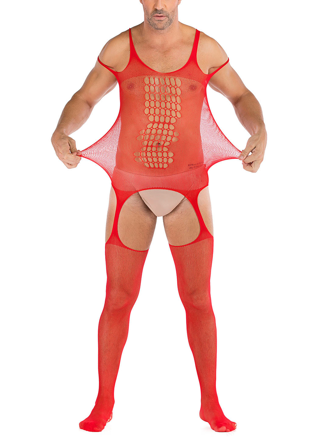 Lingerie en dentelle florale pour homme, sous-vêtements transparents, justaucorps sexy en résille, combinaison de lutte, mini robe, tenue de club - 35 styles
