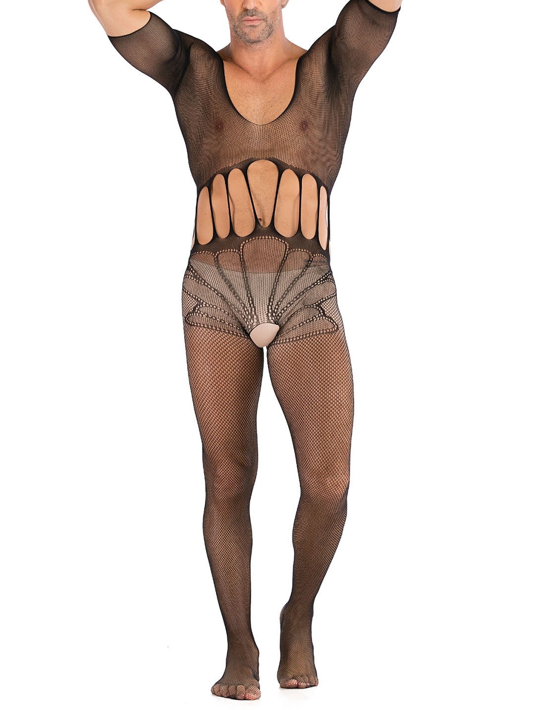 Lingerie en dentelle florale pour homme, sous-vêtements transparents, justaucorps sexy en résille, combinaison de lutte, mini robe, tenue de club - 35 styles