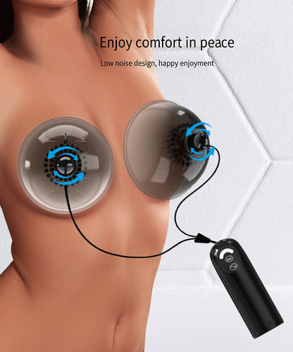 Ultra-Soft TPE Nipple Massager - Targeted Breast Stimulator & Vibrating Wellness Toy