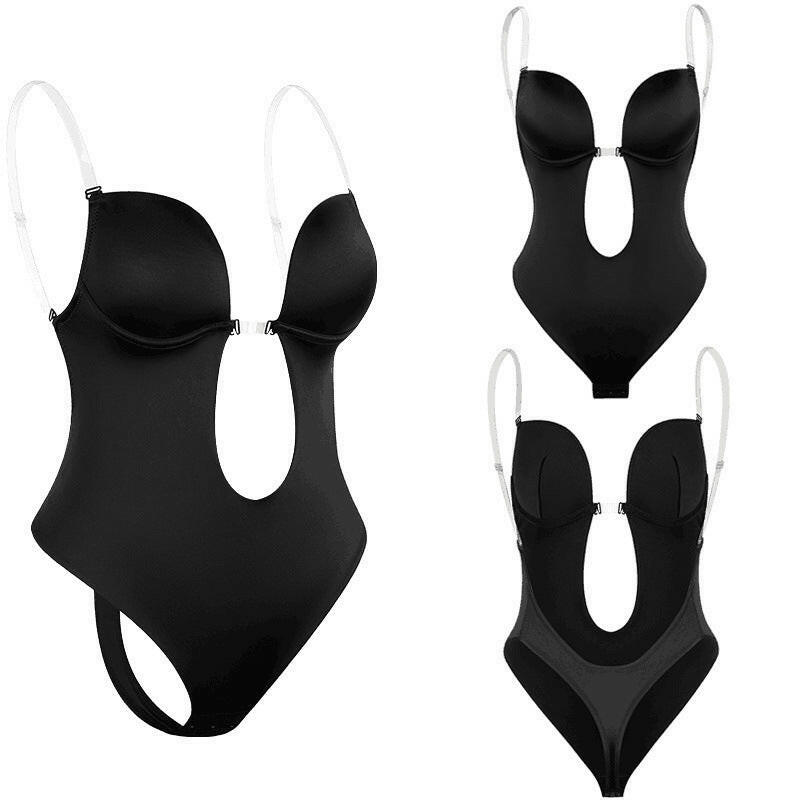 Backless Shapewear Bodysuit  Seamless Sculpt Low Back Thong
