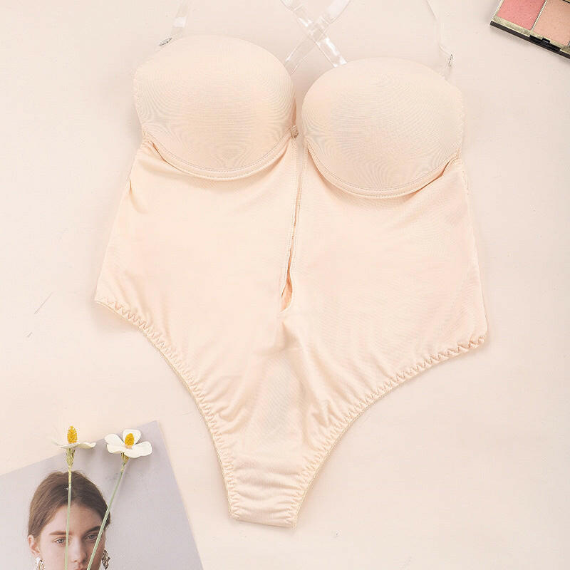 Backless Shapewear Bodysuit  Seamless Sculpt Low Back Thong