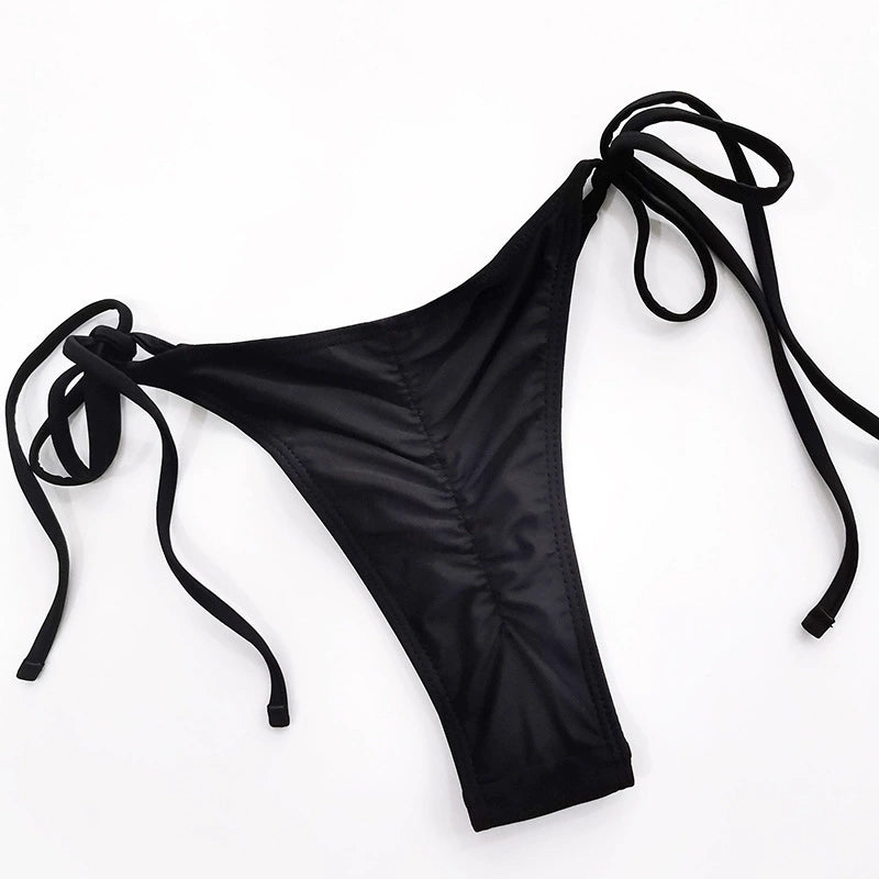 Bikini push-up froncé | Bikini triangle sexy pour femme